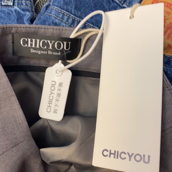 NEW - ChicYou Designer Brand- Rhinestone Mini Skirt - Picture 8 of 9